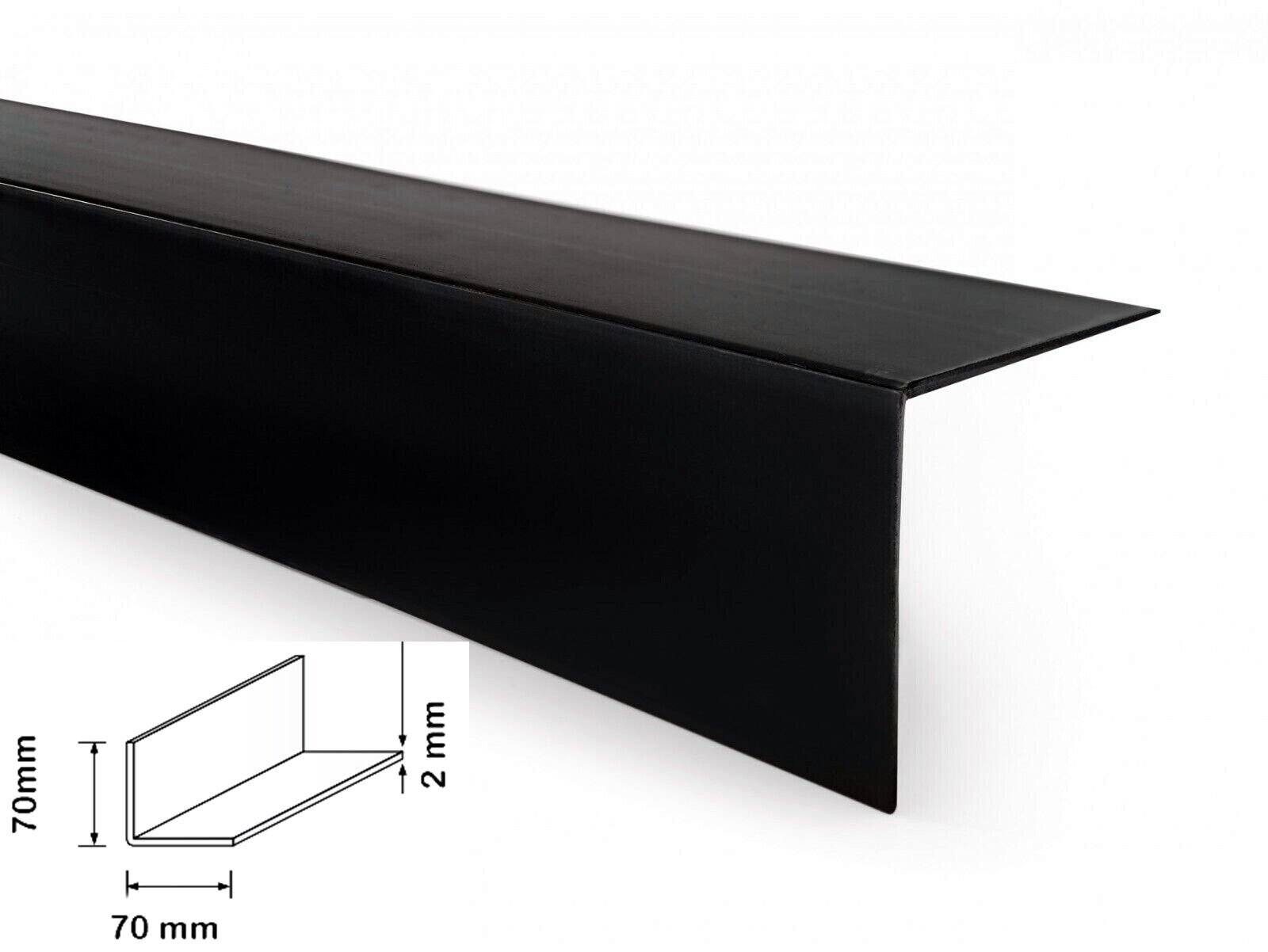 Black PVC 90° Angle Corner Trim – 1m Length