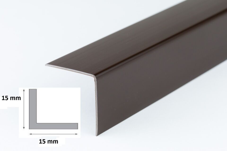 Corner Profile Brown Plastic Pvc 90-degree