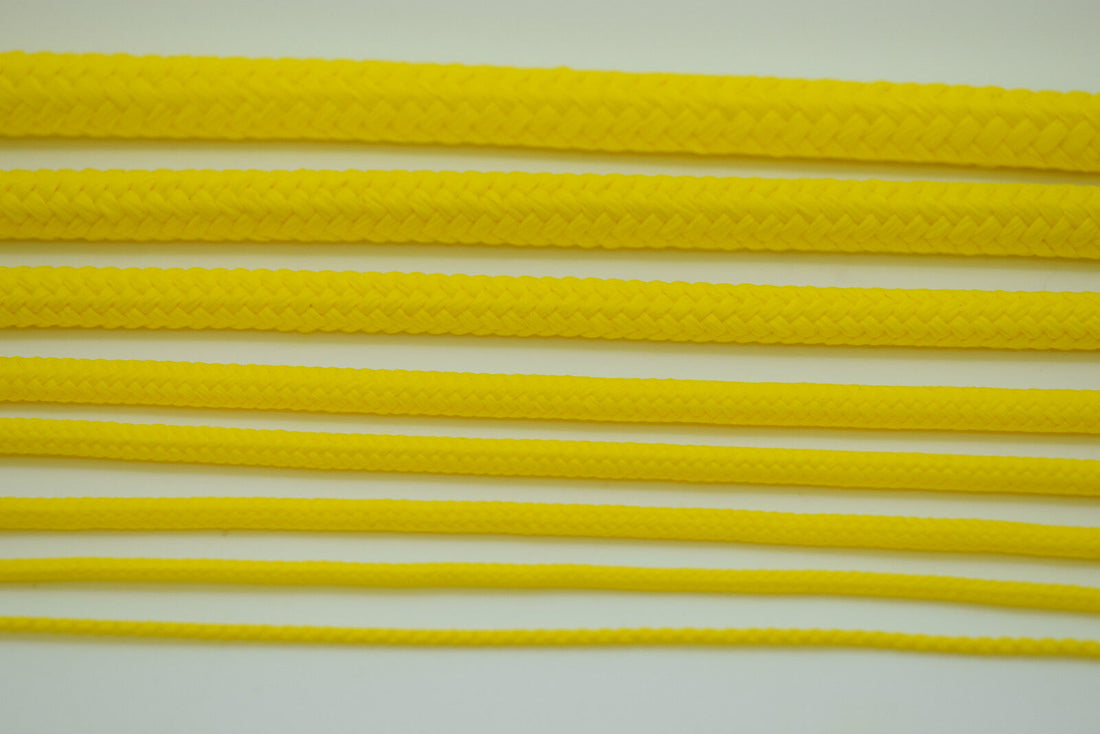 2mm Strong Yellow Braided Polypropylene Rope Cord