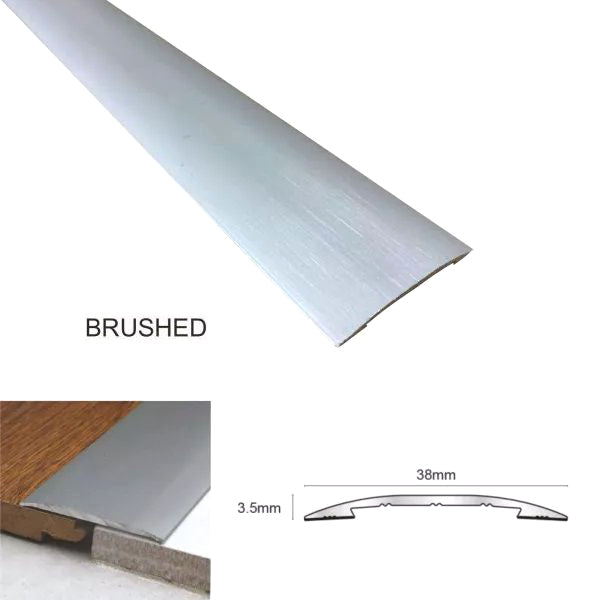 Self Adhesive 38mm Euro Cover Strip Threshold Floor Trim