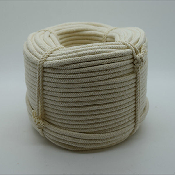 12mm Strong Braided Cotton Rope – Natural and Durable