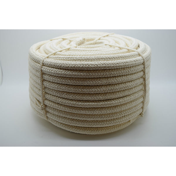 12mm Strong Braided Cotton Rope – Natural and Durable