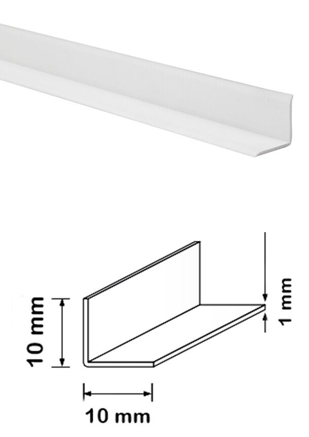 5 Meter Flexible Self-adhesive Plastic Pvc 90-degree Angle Corner Trim