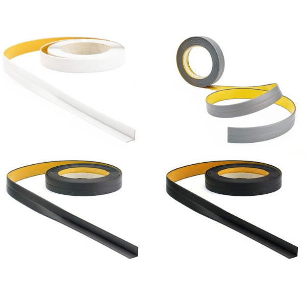 5m Self Adhesive Flexible PVC Plastic 90° Corner Angles Trim