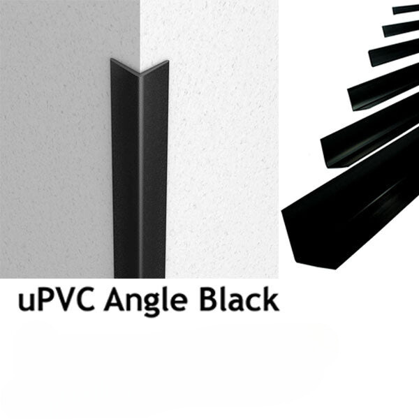 90 Degree Angle Trim Black Plastic Pvc Corner