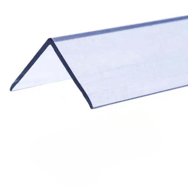 2.44m Clear PVC Wall Protector 90-Degree Corner Trim Moulding