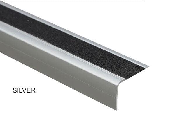 Aluminium Stair Nosing Edge Featuring Anti slip Tape