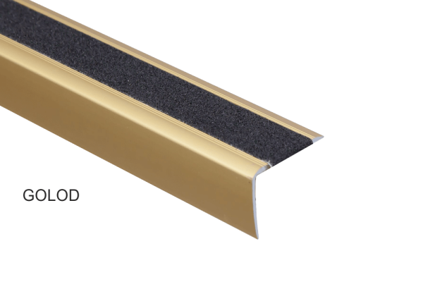 Aluminium Stair Nosing Edge Featuring Anti slip Tape
