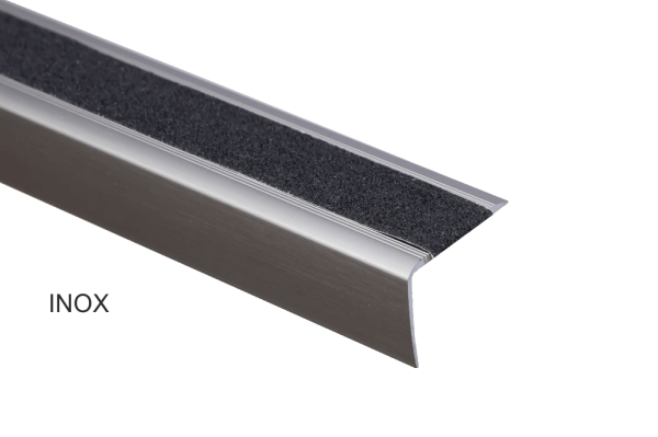 Aluminium Stair Nosing Edge Featuring Anti slip Tape