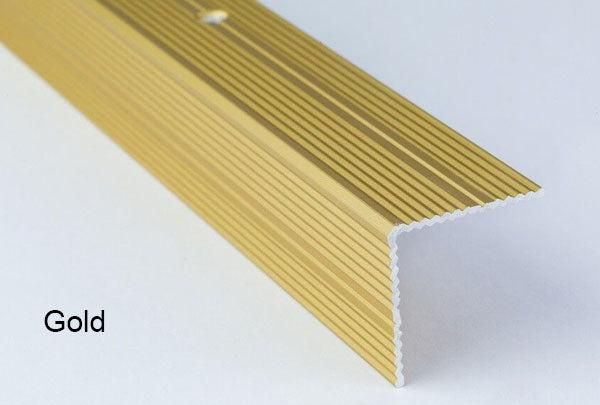 Stair Edge Nosing Anti slip Trim - Anodised Aluminium