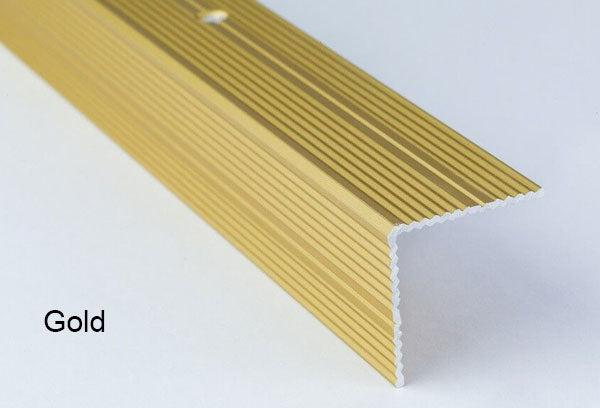 Anodised Aluminium Anti-slip Stair Edge Nosing Trim