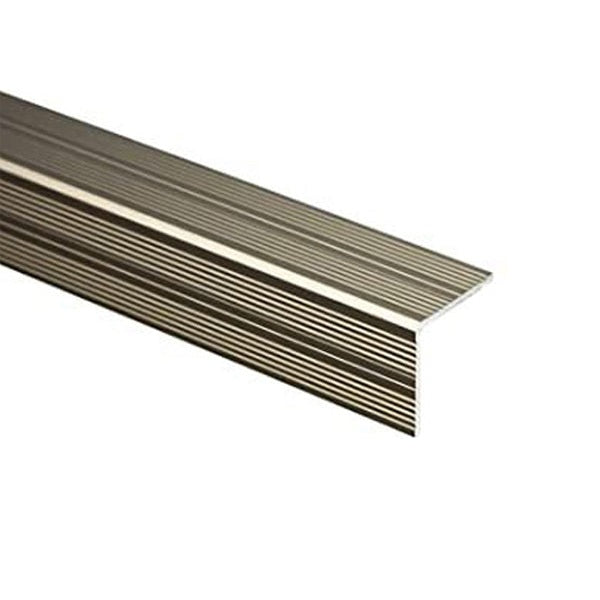 Self-Adhesive Anodised Aluminium Anti-Slip Stair Nosing Edge Trim