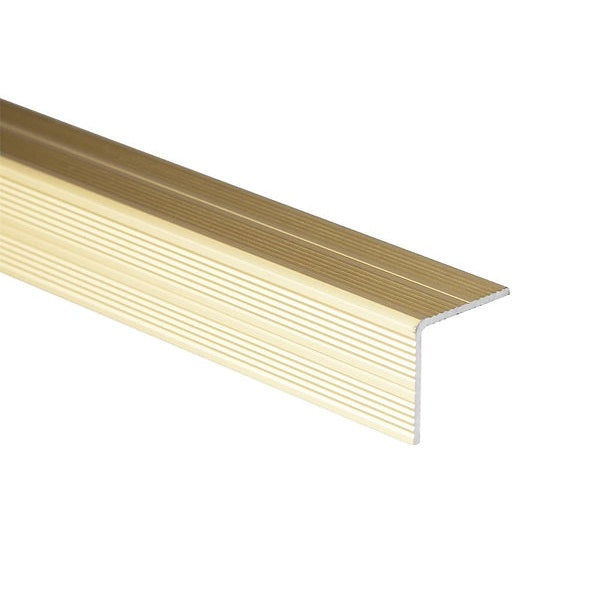 Self-Adhesive Anodised Aluminium Anti-Slip Stair Nosing Edge Trim