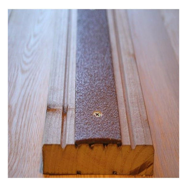 Heavy Duty Brown Anti-Slip GRP Decking Strips 50mm Width