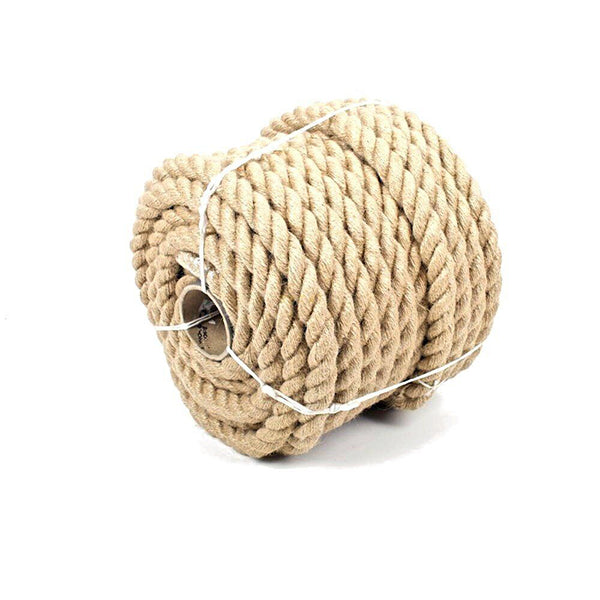 30m Strong Natural Jute Rope - Twisted & Braided for Crafts and Décor