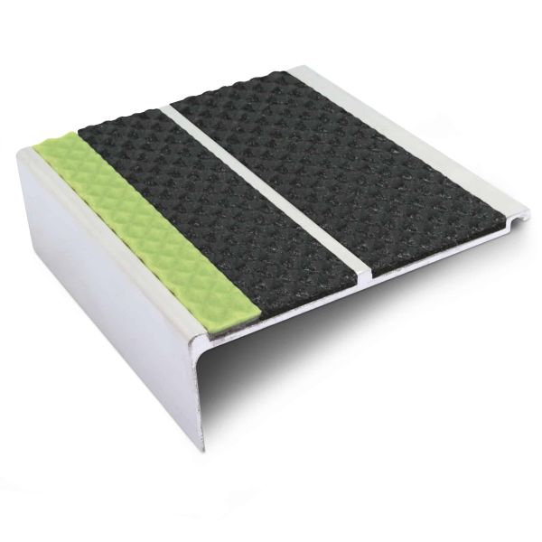 Commercial Tredsafe Stair Nosing - 91mm x 32mm PVC Insert Step Edge Safety Trim