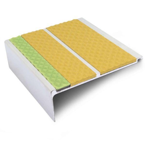 Commercial Tredsafe Stair Nosing - 91mm x 32mm PVC Insert Step Edge Safety Trim