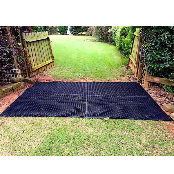 Rubber Anti-Slip Grass Matting for Public Walkways