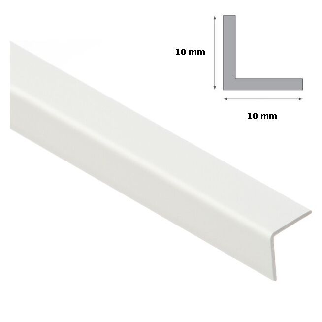 White Pvc Corner Trim 90-degree Angle